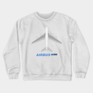 Airbus A380 Top View Crewneck Sweatshirt